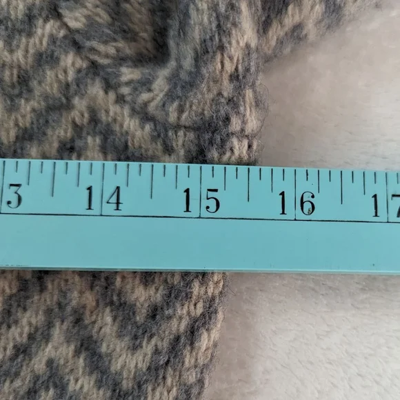 Sparrow Grey and Orange Wool Blend Zip Up Hoodie - Small - Picture 9 of 10